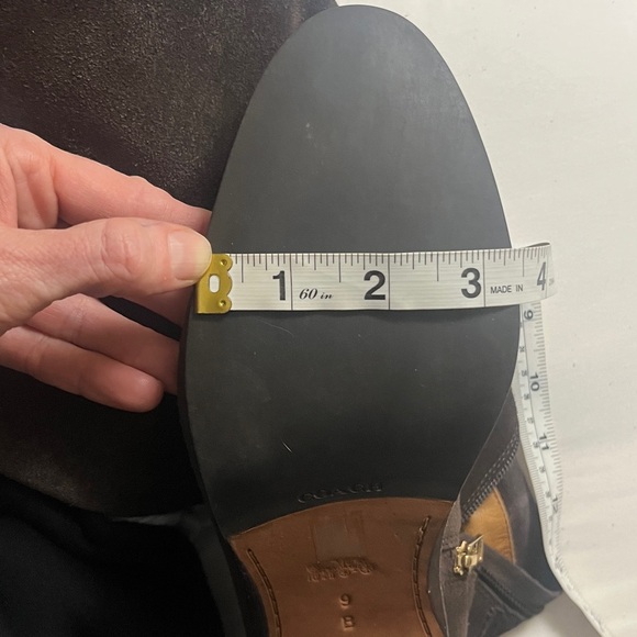 COACH LUCIA OVER THE KNEE SUEDE BOOTS - Picture 14 of 16